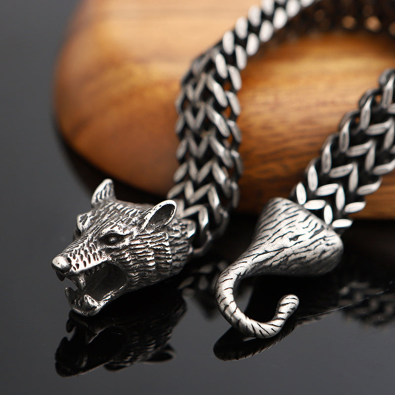 Nordic Wolf King Bracelet